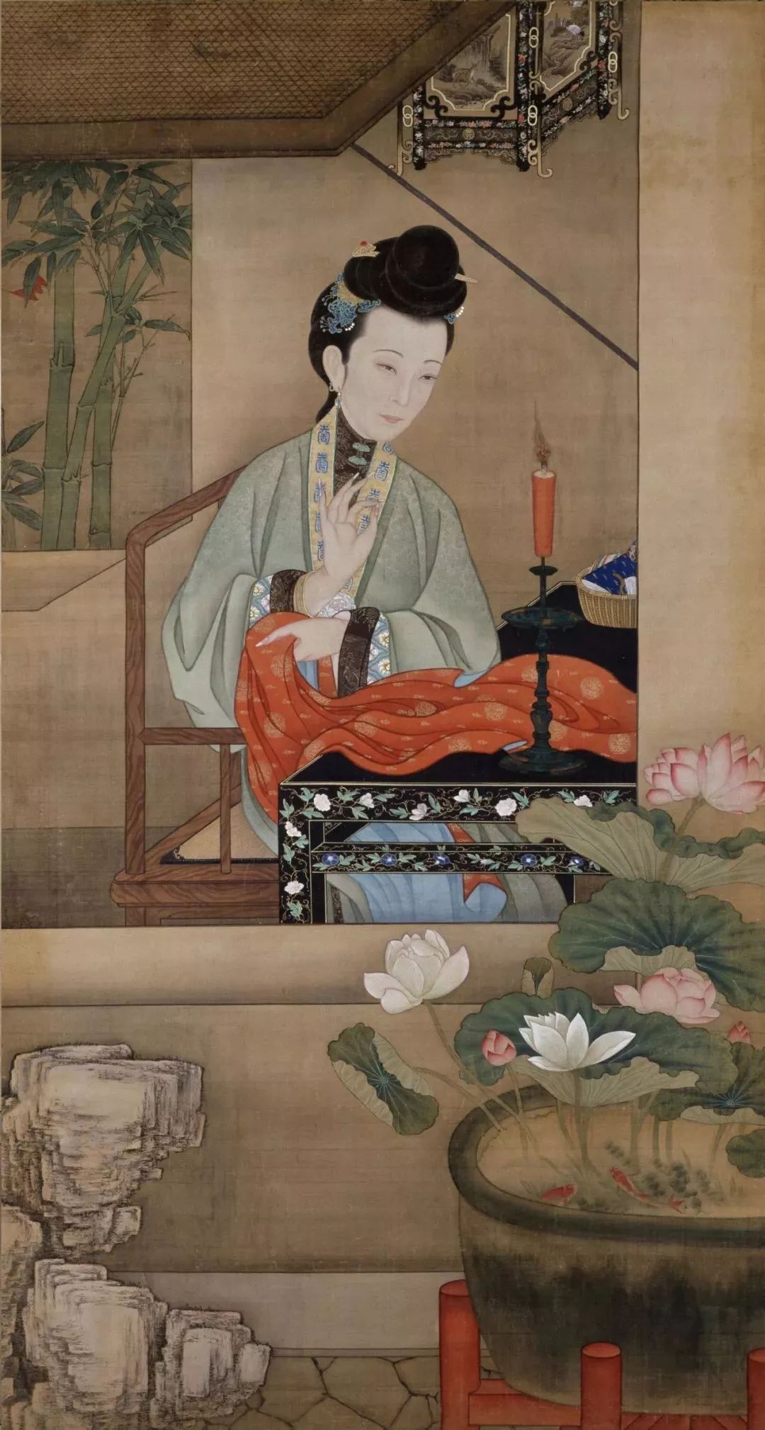 清朝宫廷美女,原来长这样!_仕女