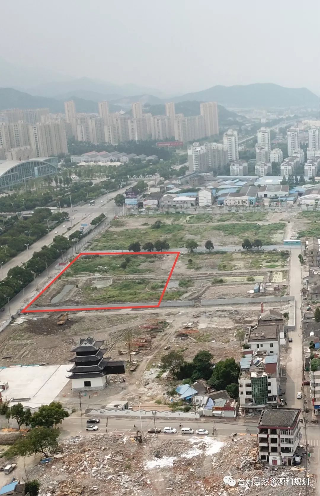 椒江区葭沚街道大环线以北,葭西路以东地块挂牌出让公告