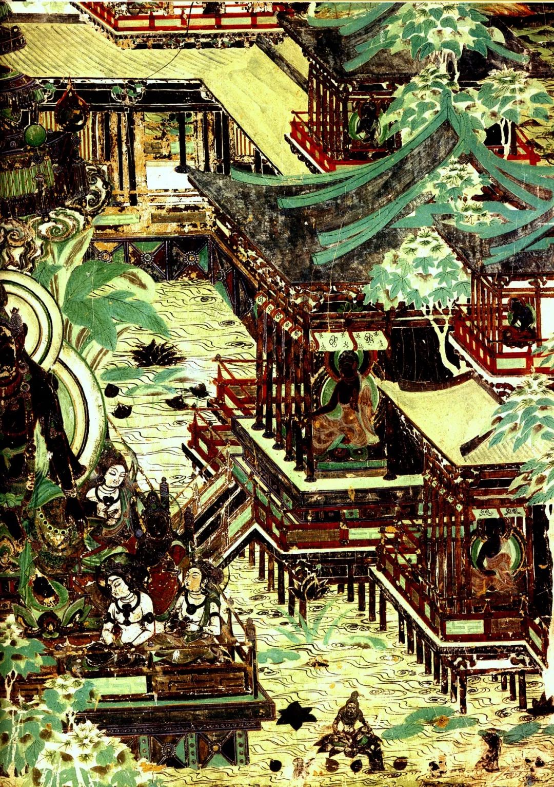 在敦煌壁画中就保存有十分宝贵的建筑史资料.