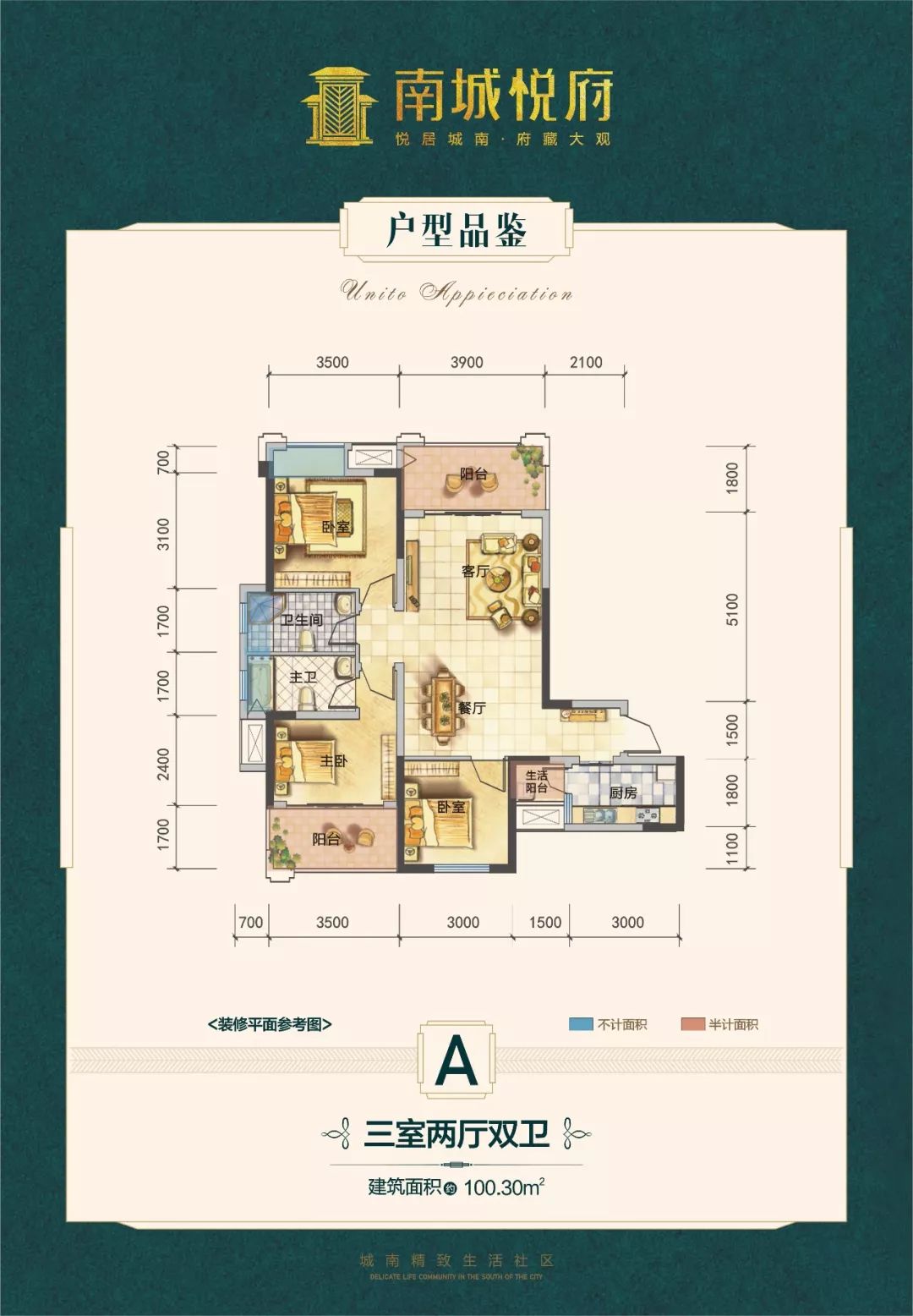 御景名城御景名城28—58㎡银行超市铺周边半径2公里范围内住宅小区