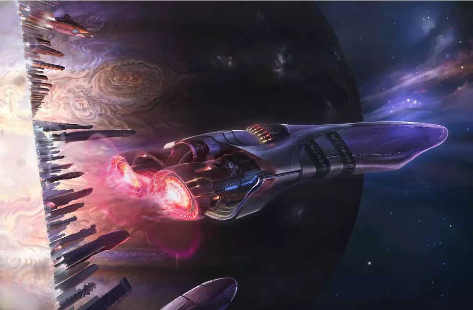 三体96位插画师集结整个宇宙在为你闪烁