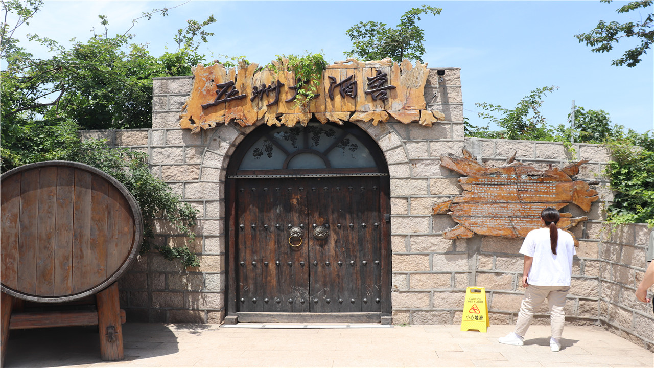 葡萄美酒夜光杯实拍昌黎县亚洲第一大酒窖距离北戴河很近