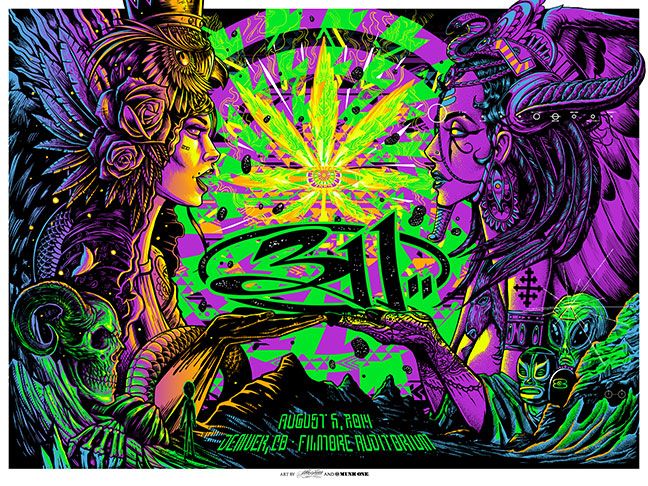 插画摇滚的色彩是怎样的从暗黑到璀璨