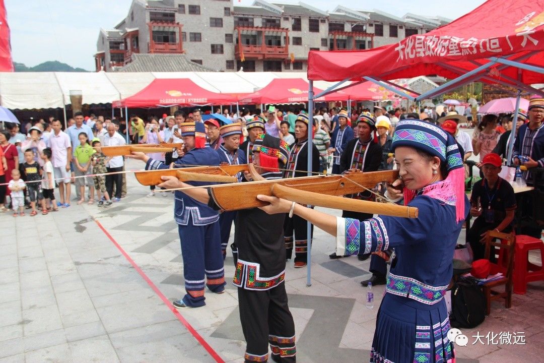 大化县祝著节民族体育竞技赛精彩纷呈