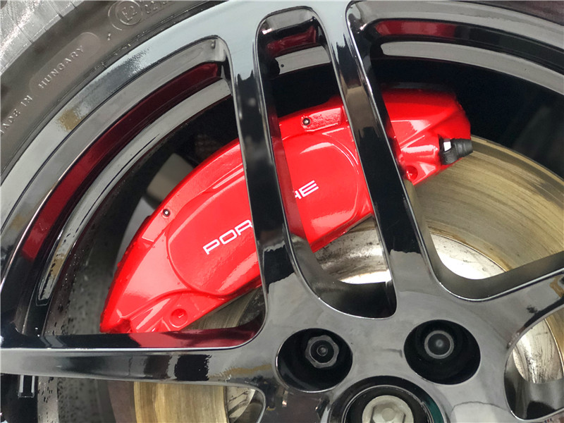 刹车卡钳喷漆改色红色系例案例分享