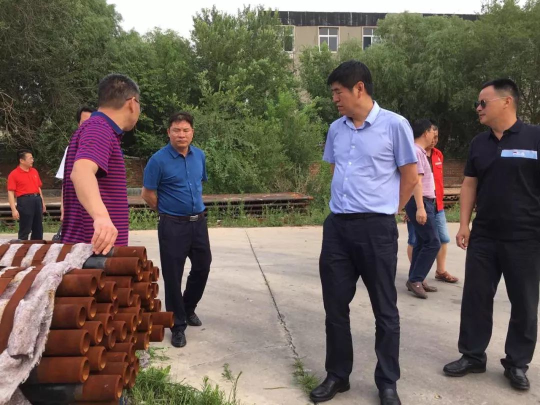 处长朱福清到胜利油田物资供应处清河采油厂调研交流