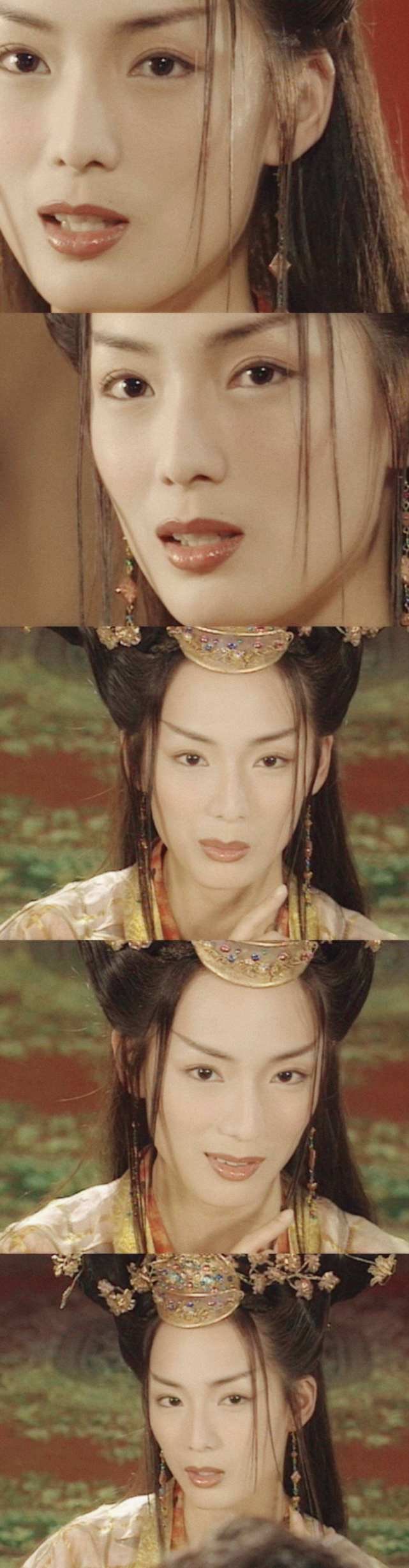 43岁郑秀珍近照,这好像是个真的东方不败吧?