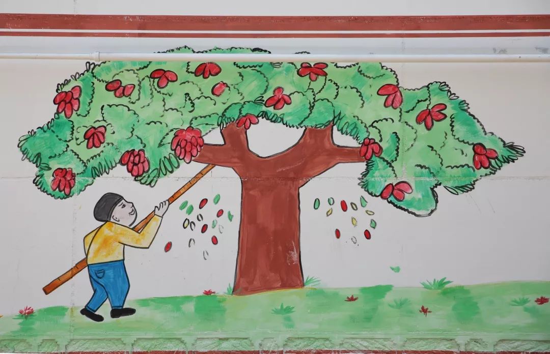 儿童画枣树简单的画法图片