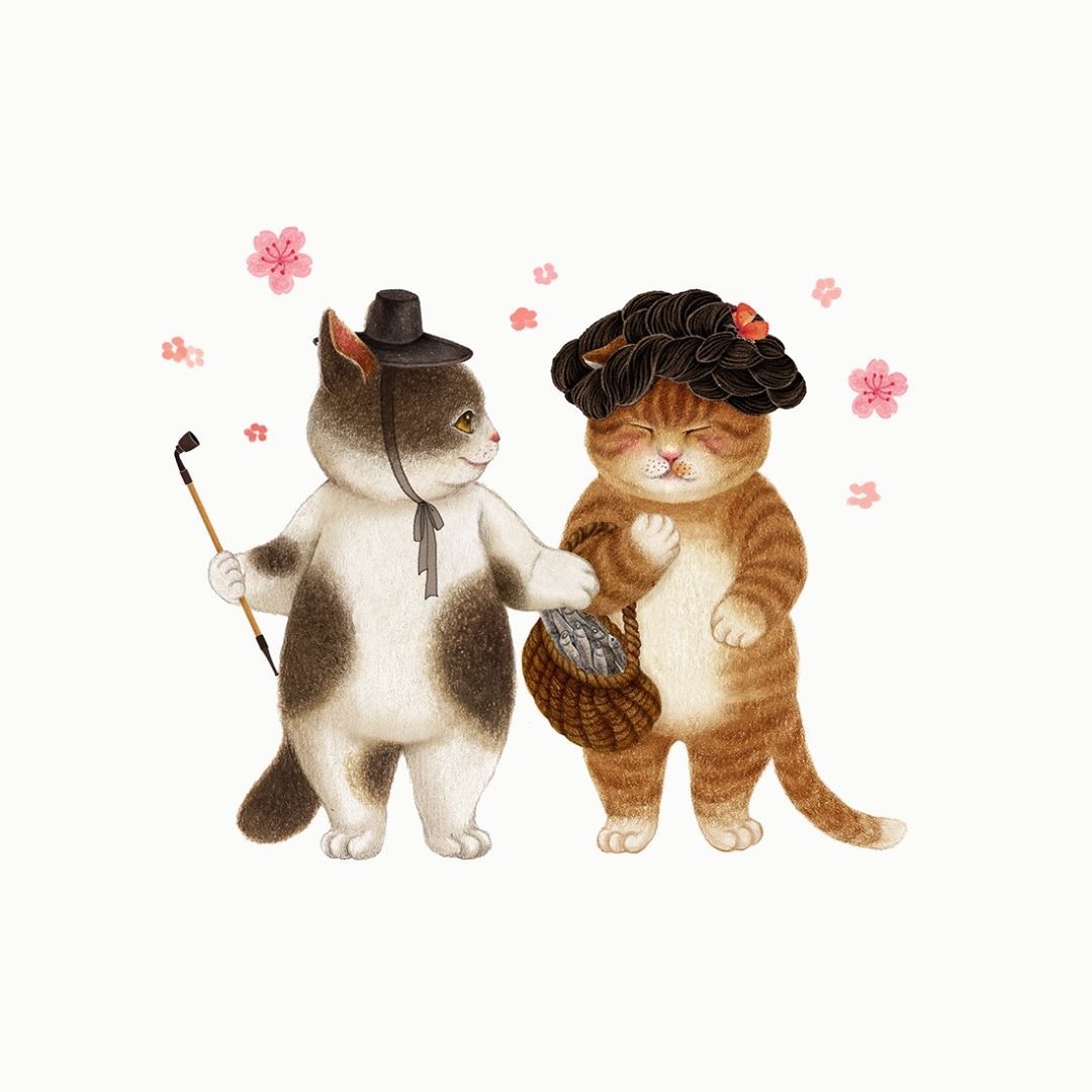 其实把动物拟人化,是商业插画的重要题材它们也会有自己的喜怒哀乐