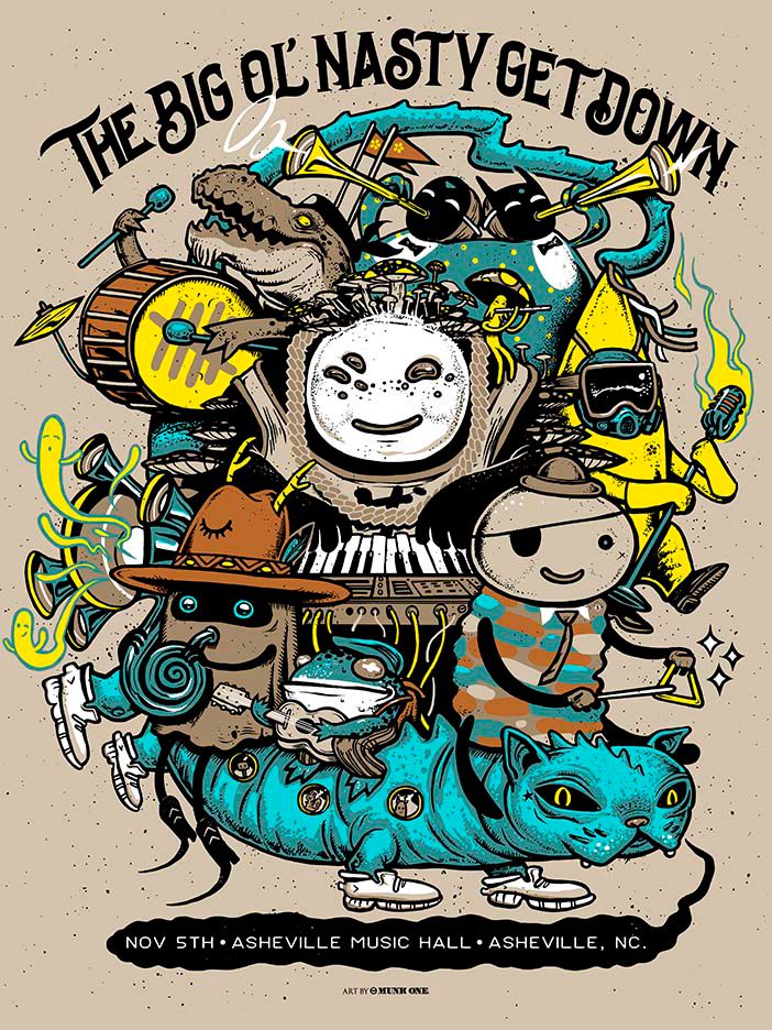 插画摇滚的色彩是怎样的从暗黑到璀璨