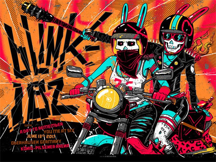 插画摇滚的色彩是怎样的从暗黑到璀璨