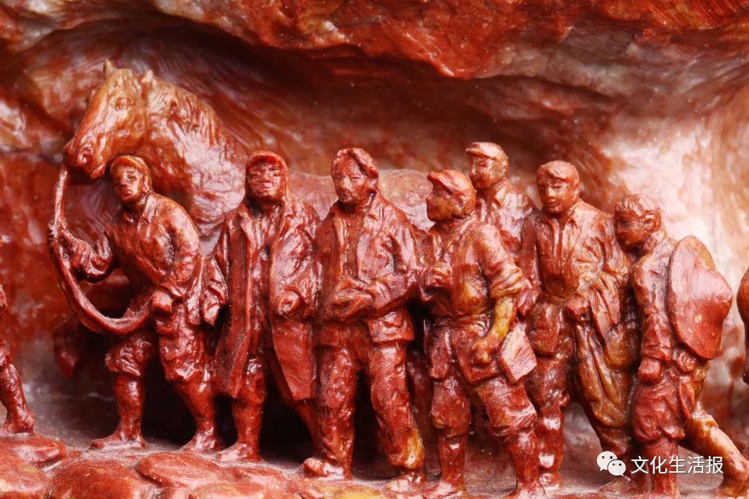 林飞大型寿山石雕《古田会议》5月9日登陆中国美术馆