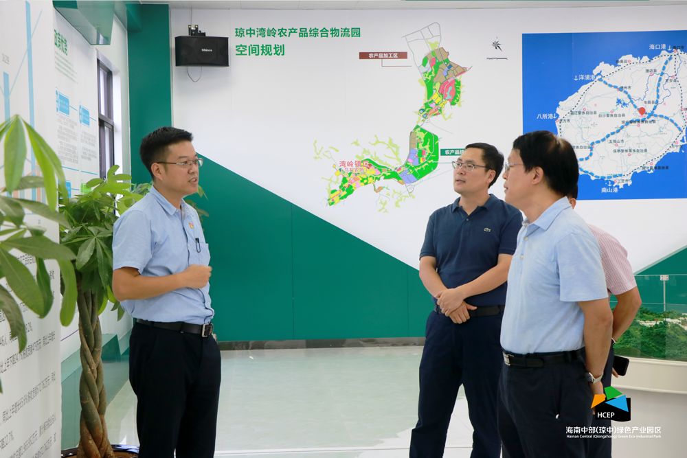 园区动态丨海南省自然资源和规划厅副厅长吴开成一行到产业园区考察