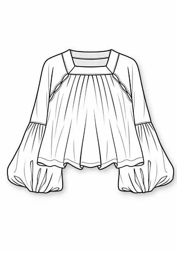 280例服装工业款式图线稿模板合集拿去参考