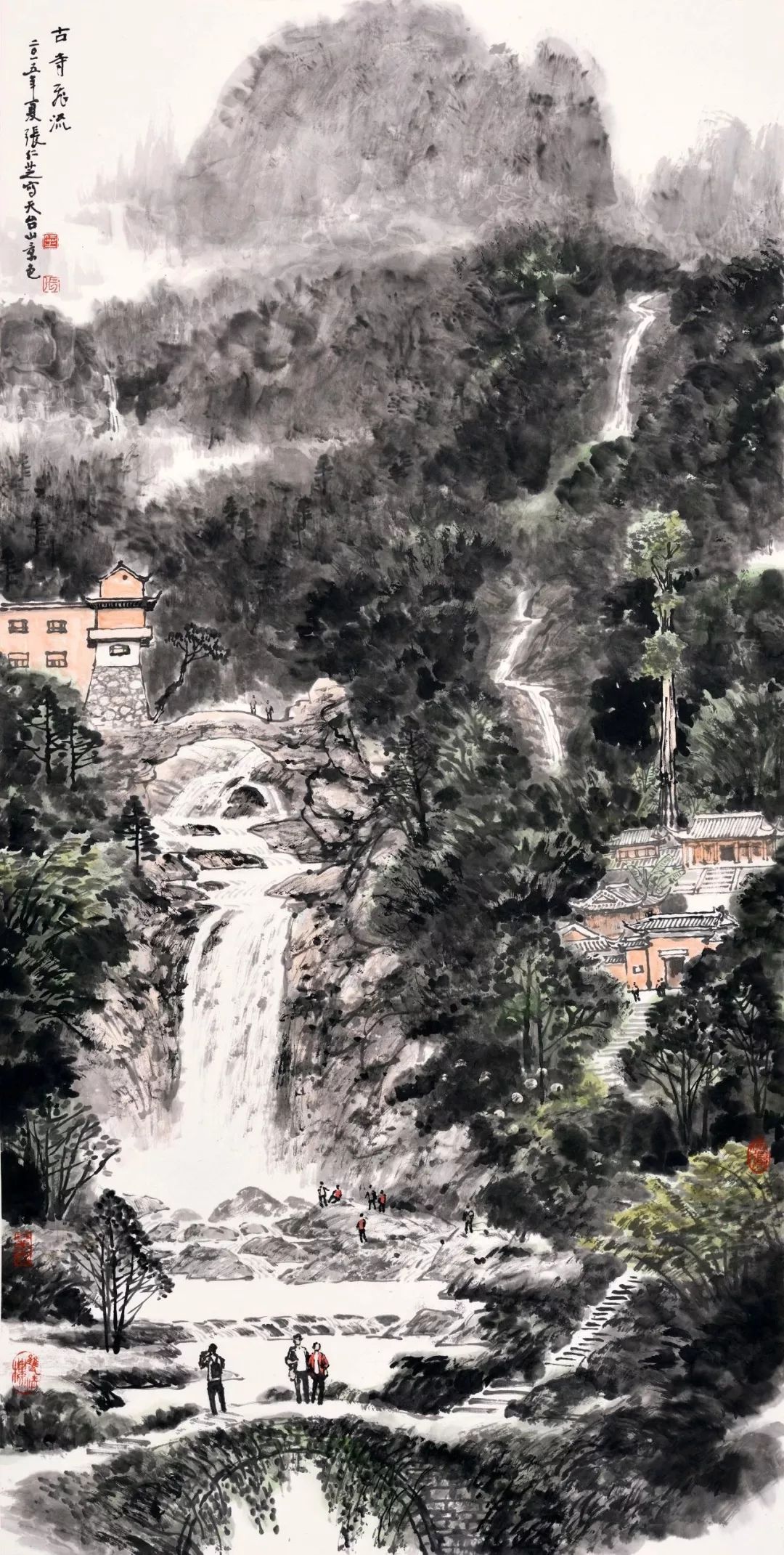 张仁芝以外出写生为标志的山水画创作几乎是他作品的全部