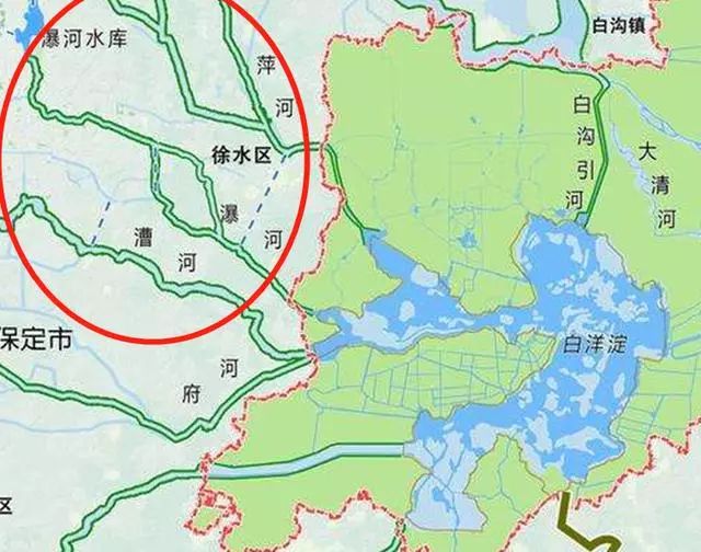 河北大清河地图高清图片