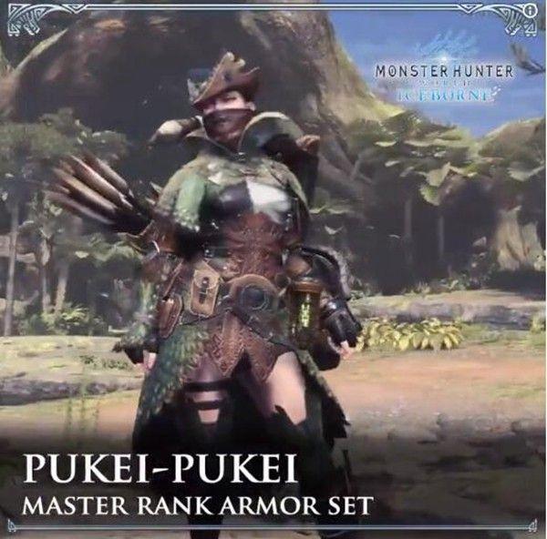 怪猎世界冰原放出大师级毒妖鸟套装截图