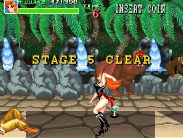 街机游戏中那些千奇百怪的美女boss,对付她们我就没手软过