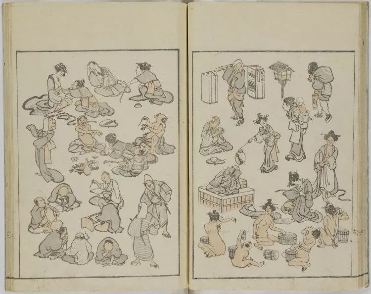 「北斋漫画」:浮世绘之外的葛饰北斋