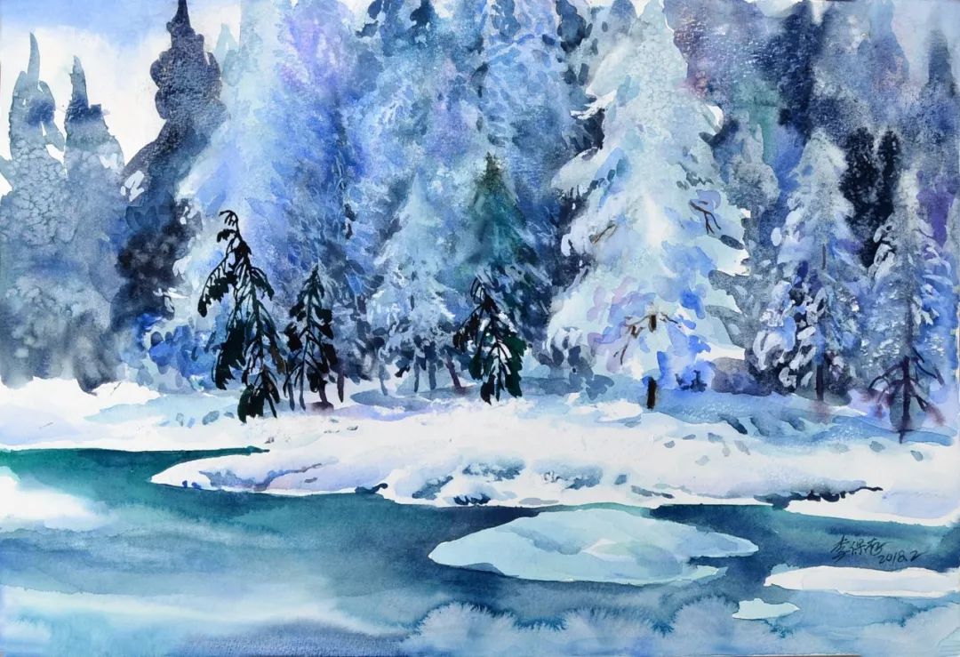 艺展中国著名画家李保存水彩画作品展