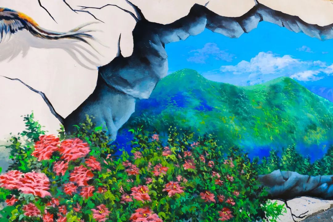 青海最美村庄丨当艺术涂鸦墙绘遇上多彩乡村夏日风景这里独好