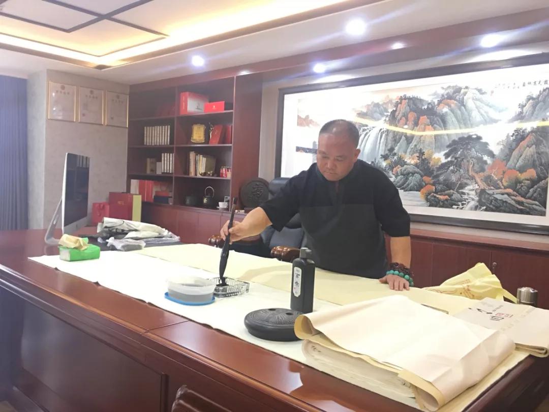 热烈欢迎释永胜大师一行莅临中科盛元参观交流