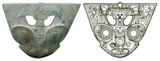 良渚神徽的两大神像北极天帝北斗猪神