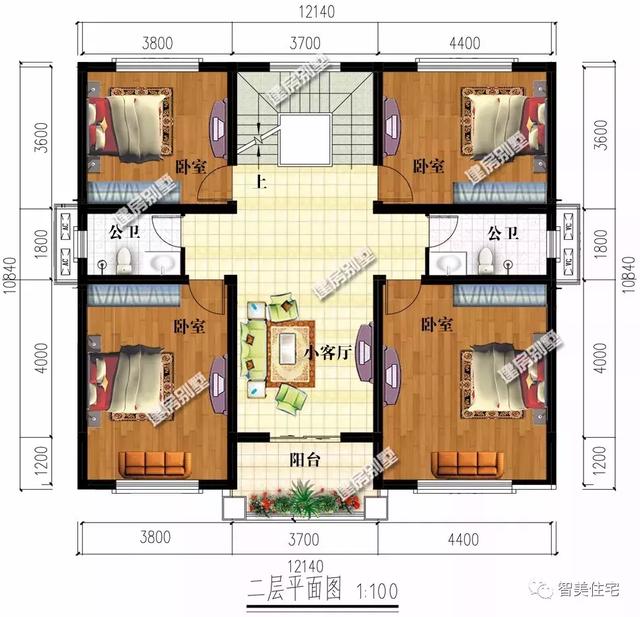 开间12米左右的三层自建房占地面积符合大多数农村建房要求