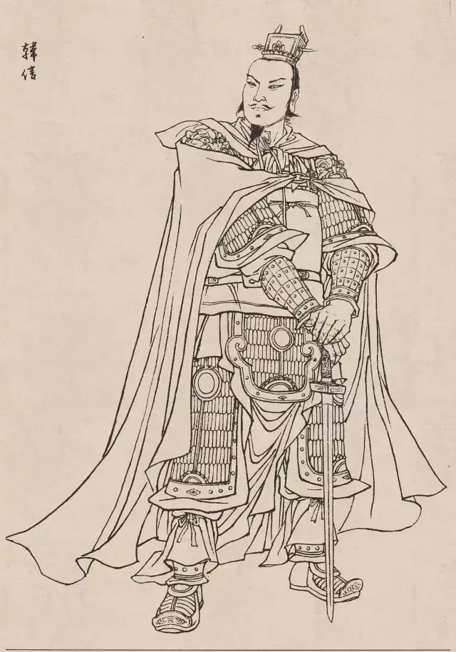 白描古典人物绘画素描勾勒细腻灵动传神