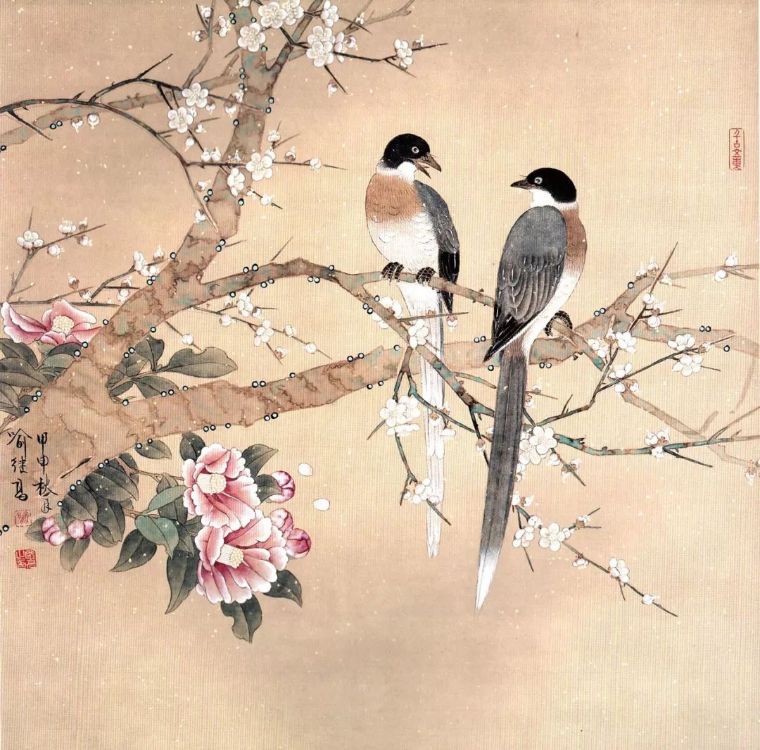 超低价宁珍蕾工笔花鸟人物长期班招生8月2日开课