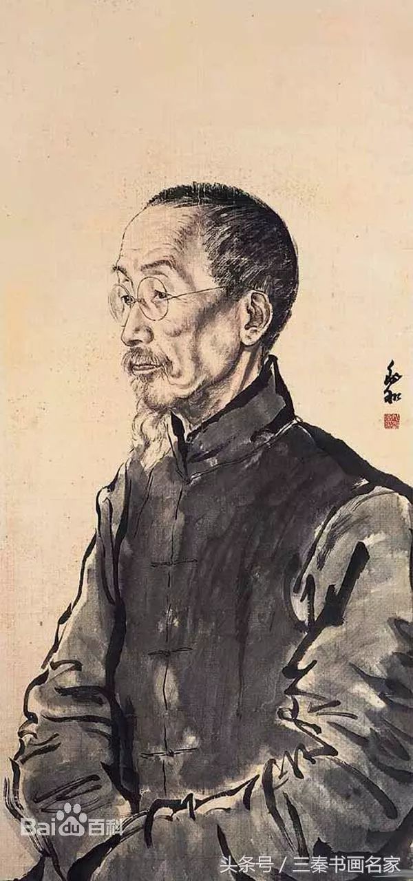 现代人物画家蒋兆和作品欣赏