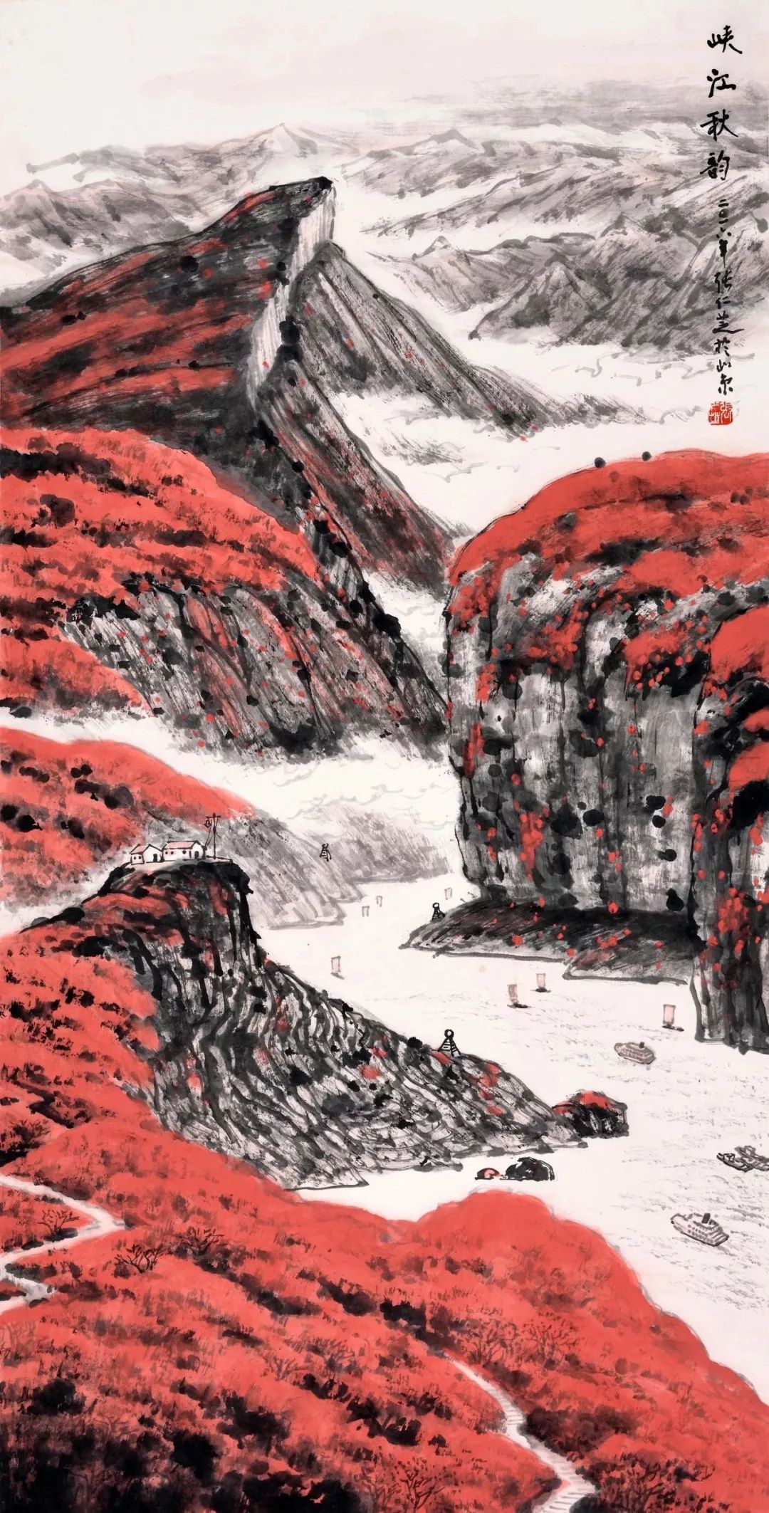 张仁芝以外出写生为标志的山水画创作几乎是他作品的全部