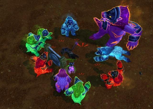 便不断的给德鲁伊增加皮肤,整个7