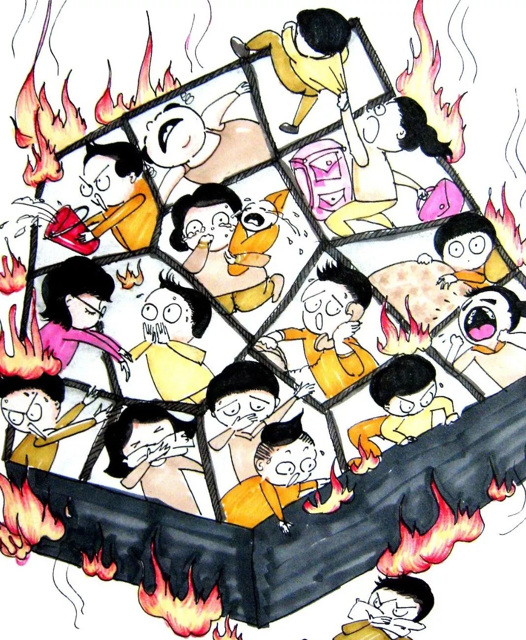 安全隐患凸起成了社区治理一大"恶疾"在群租房背后隐患多多"群租房"是