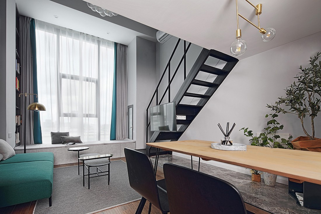 60平loft北欧风格单身公寓,生活要有一定的仪式感!