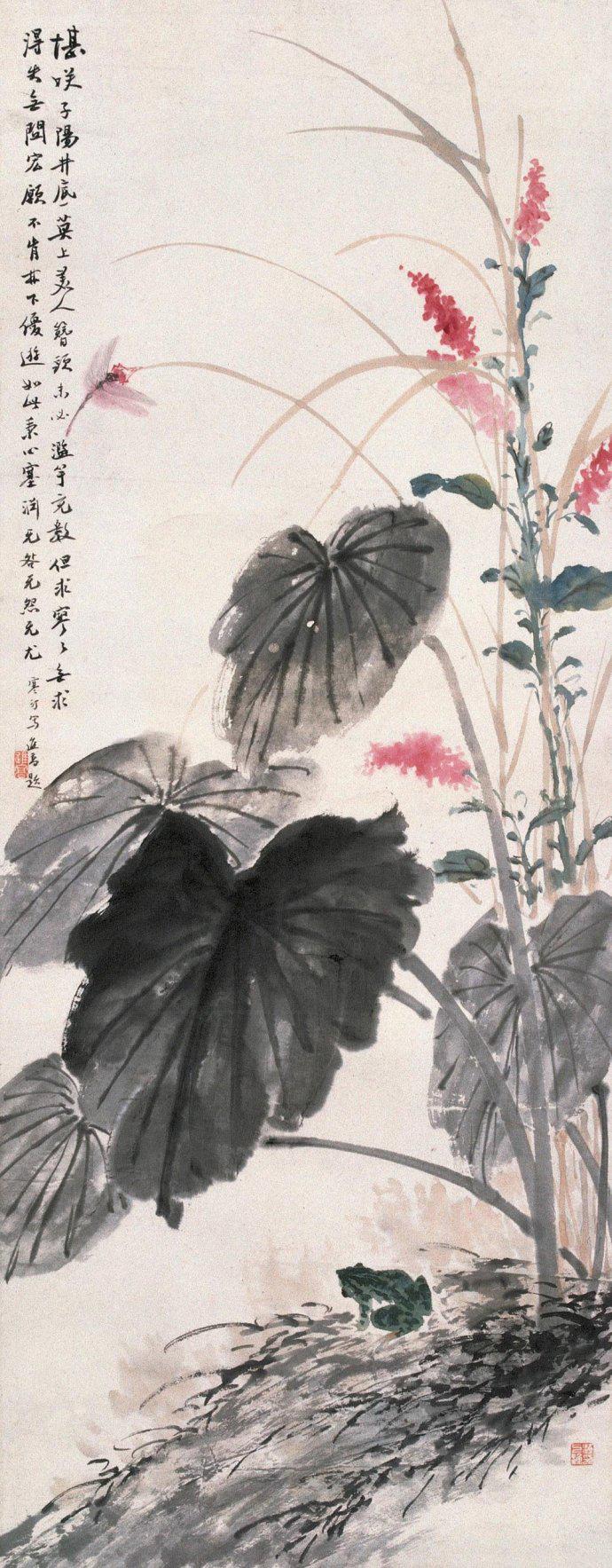 海派小写意花鸟画第一人江寒汀作品精选集赏析