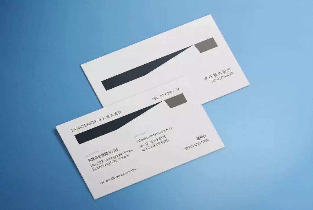 视觉中文名片设计参考在这