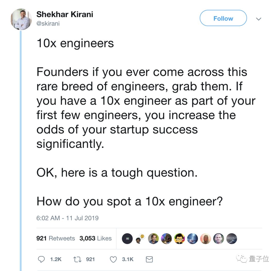 “10倍工程师”引老外热议：这种程序员以一当十