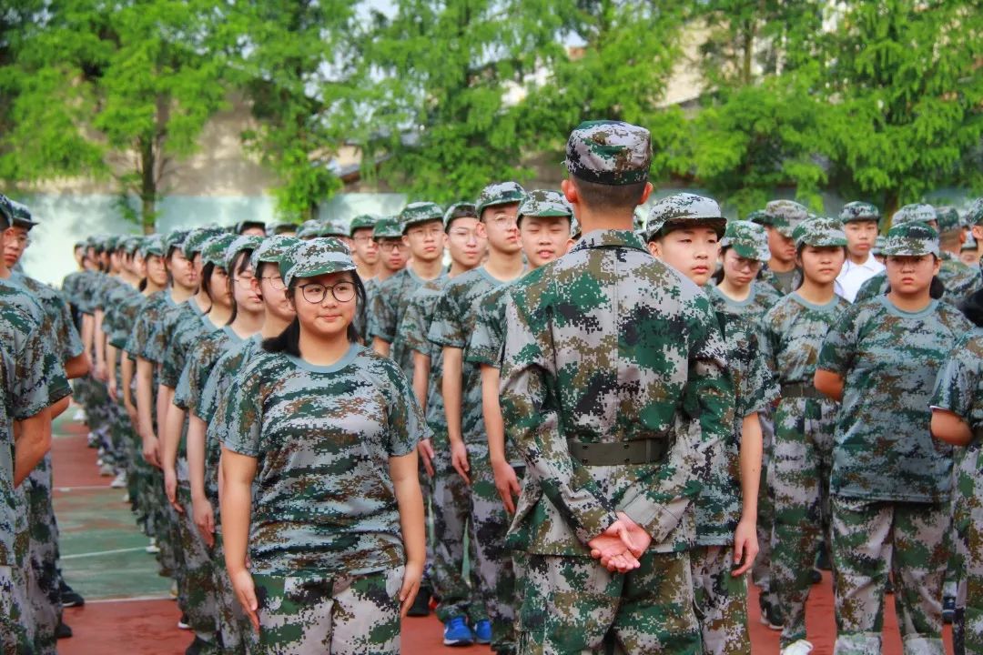 丽水二中军训十二时辰这个夏天感谢有你