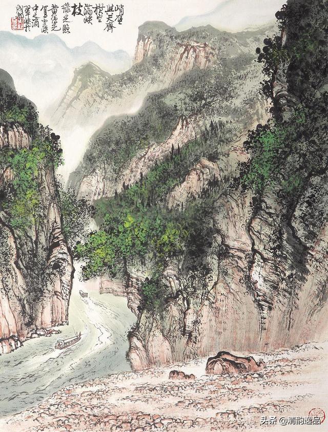 当代画家黄纯尧山水画作品欣赏