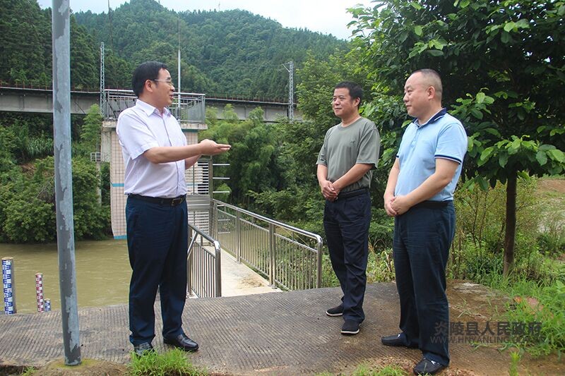 炎陵县:黄诗燕在沔渡霞阳等乡镇视察灾情