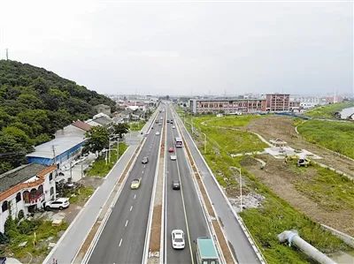 214省道(甬临线鄞州大道至奉化段)部分路段展新颜!明年6月前通车