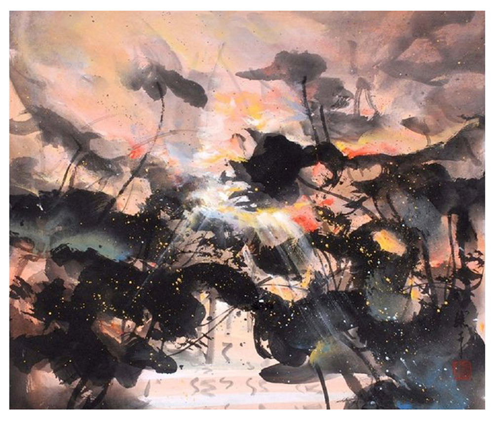 冯骥才画家《水墨流淌 雅舍闲趣》