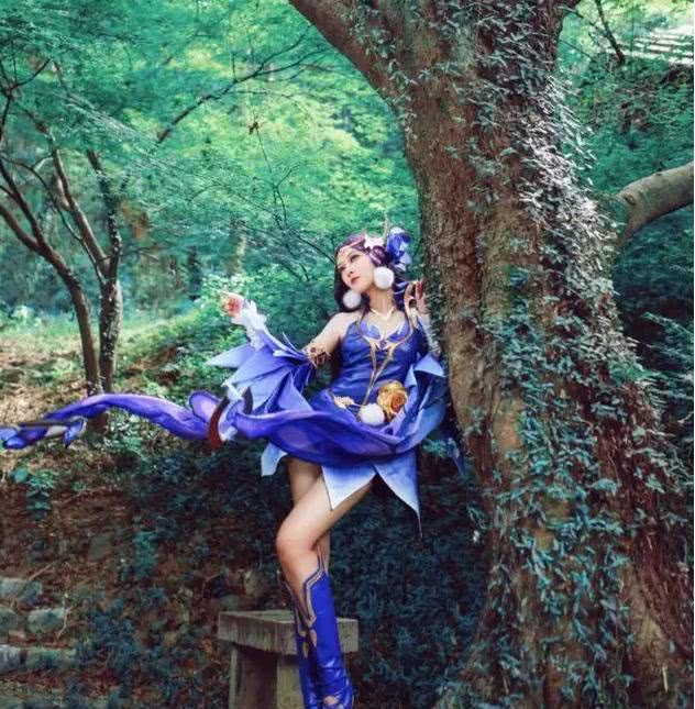 王者荣耀:貂蝉仲夏夜之梦的cosplay来了,美极了,你们受