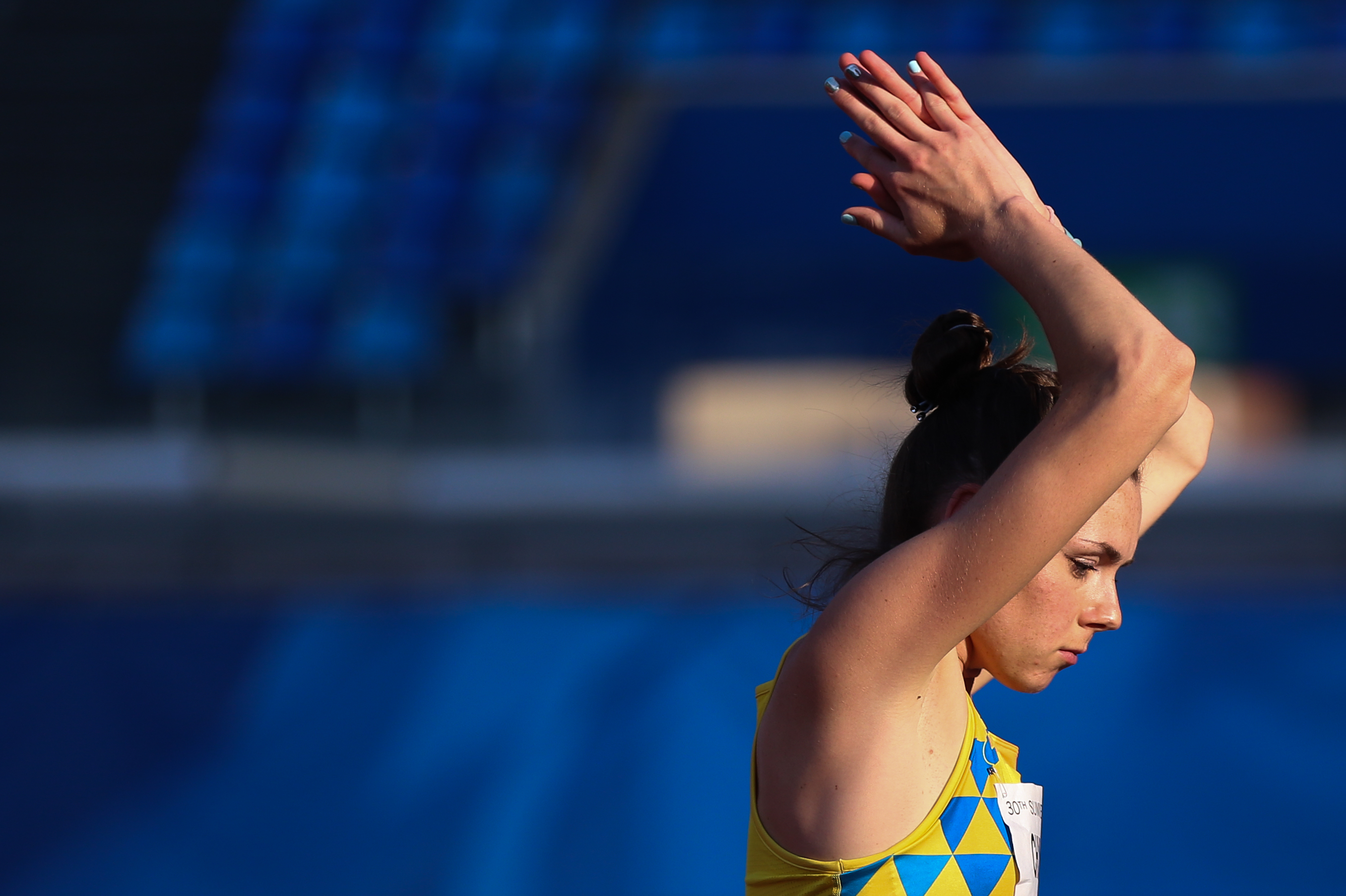 田径女子跳高乌克兰选手夺冠