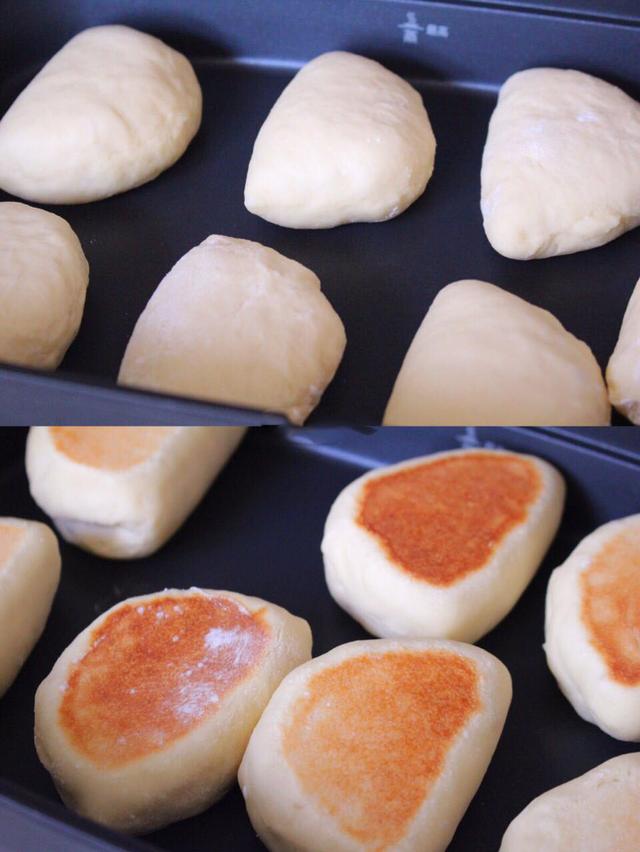 平底锅面包,一口爆浆,香甜柔软超好吃