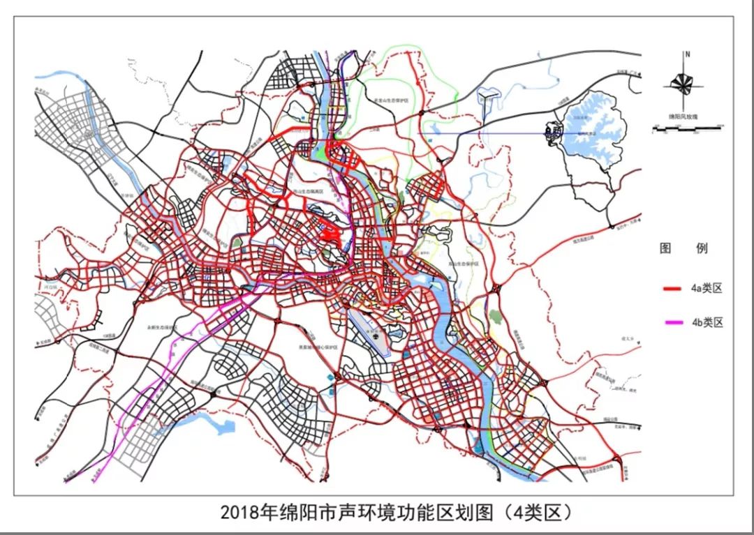 绵阳主城区开划音量地图拟划分45个功能区看看你家属于哪类区