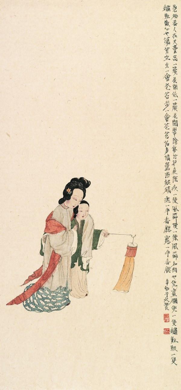 新文人画家于水人物画作品精选欣赏