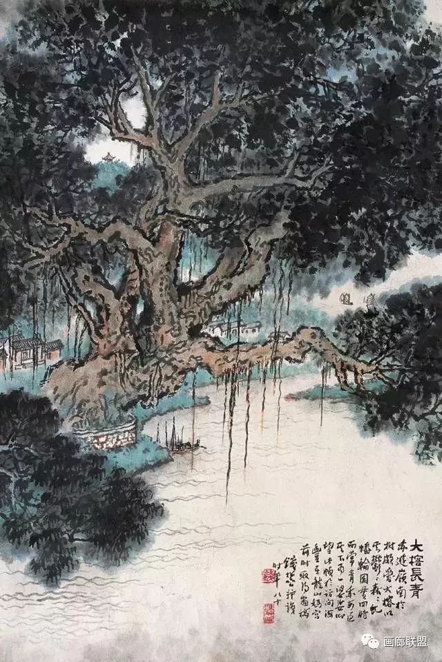三,花鸟钱松岩不只有山水画作,他的花鸟画也精彩!