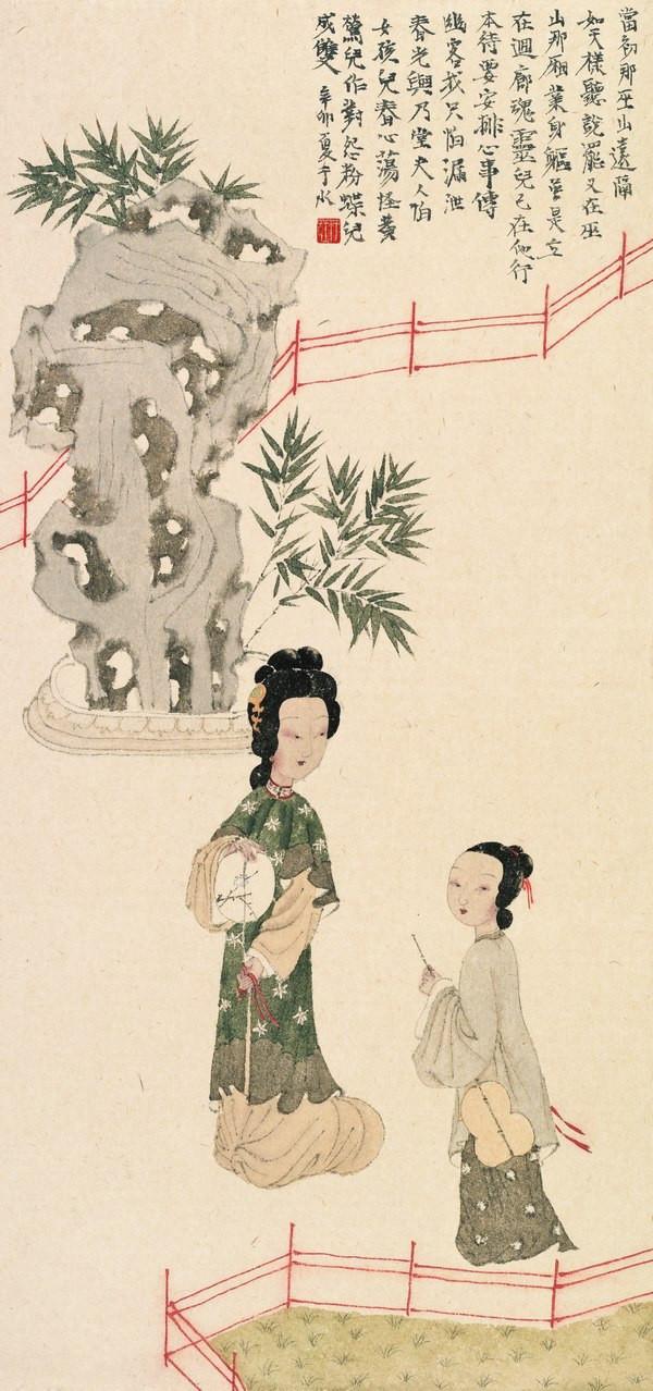 新文人画家于水人物画作品精选欣赏